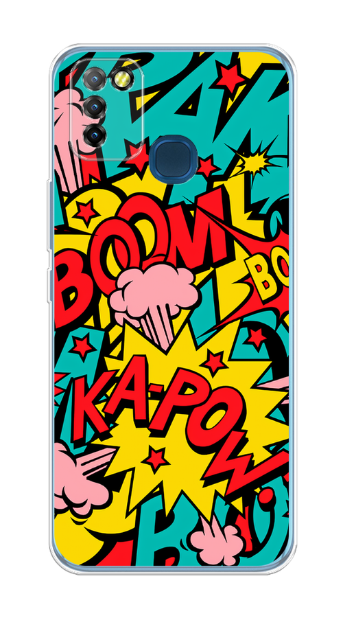 

Чехол Awog на Infinix HOT 10 Lite "Постер pop art", Разноцветный, 3100350-9