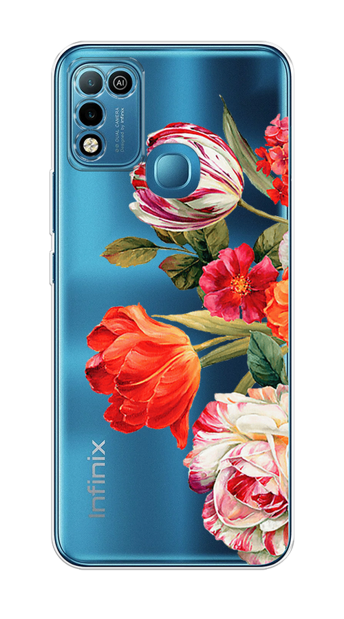 

Чехол Awog на Infinix HOT 10 Play "Весенний букет", Разноцветный, 3100650-8