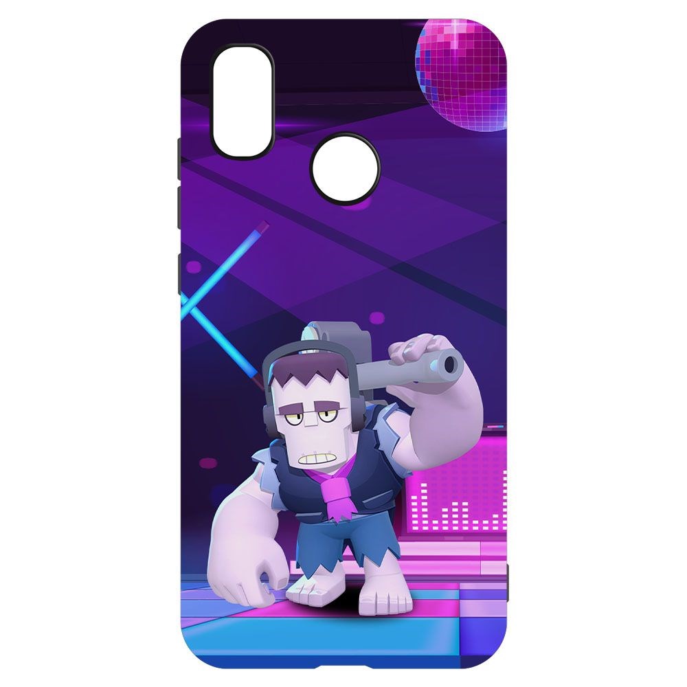 

Чехол-накладка Krutoff Софт Кейс Brawl Stars - Фрэнк для Xiaomi Mi 8 черный