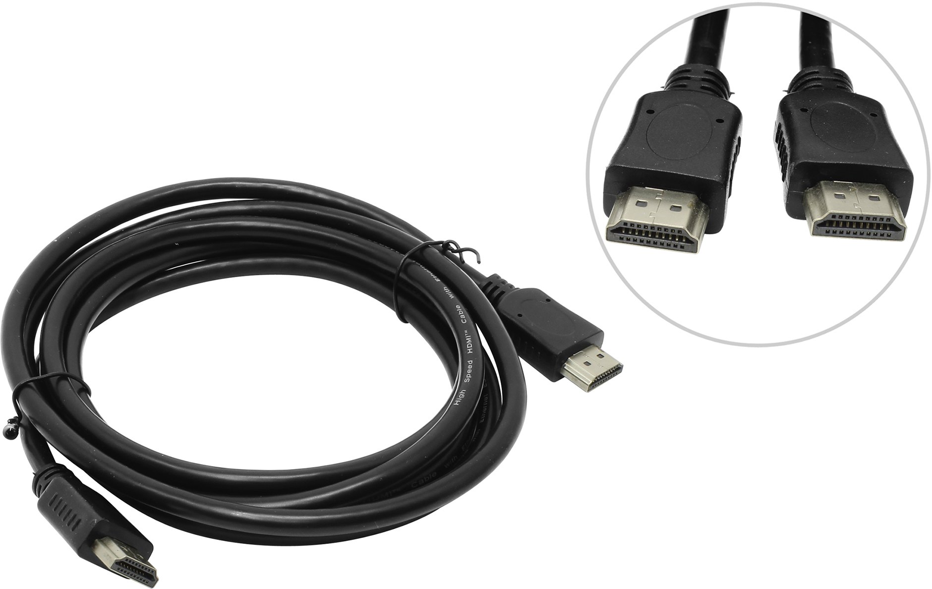 фото Кабель 5bites apc-005-020 hdmi 19m v1.4b 3d 2m black