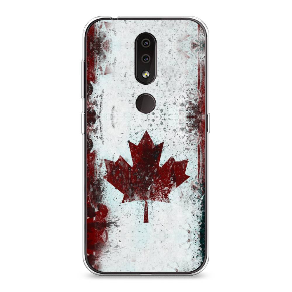 

Чехол Awog на Nokia 4.2 / Нокиа 4.2 "Канада", Белый;красный;черный, 122550-5