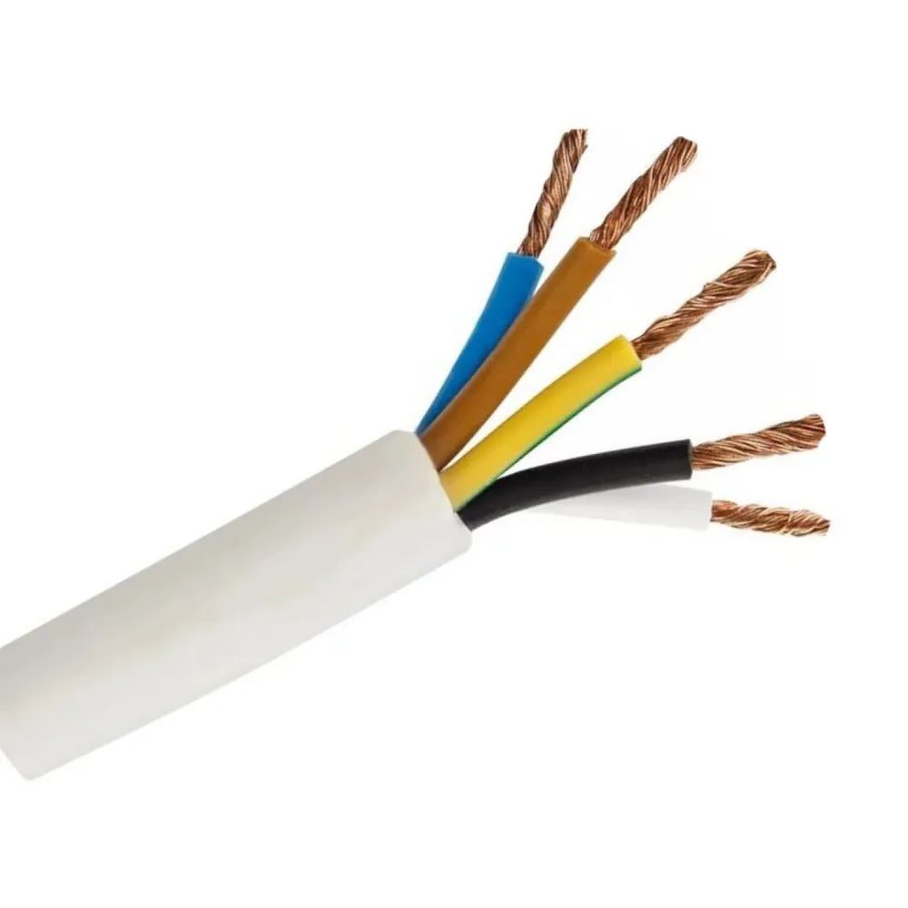 Электрический медный кабель Коаксиал ПВС 5х4 ГОСТ (смотка 50м)