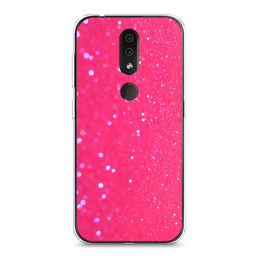 

Чехол Awog "Малиновые блестки рисунок" для Nokia 4.2