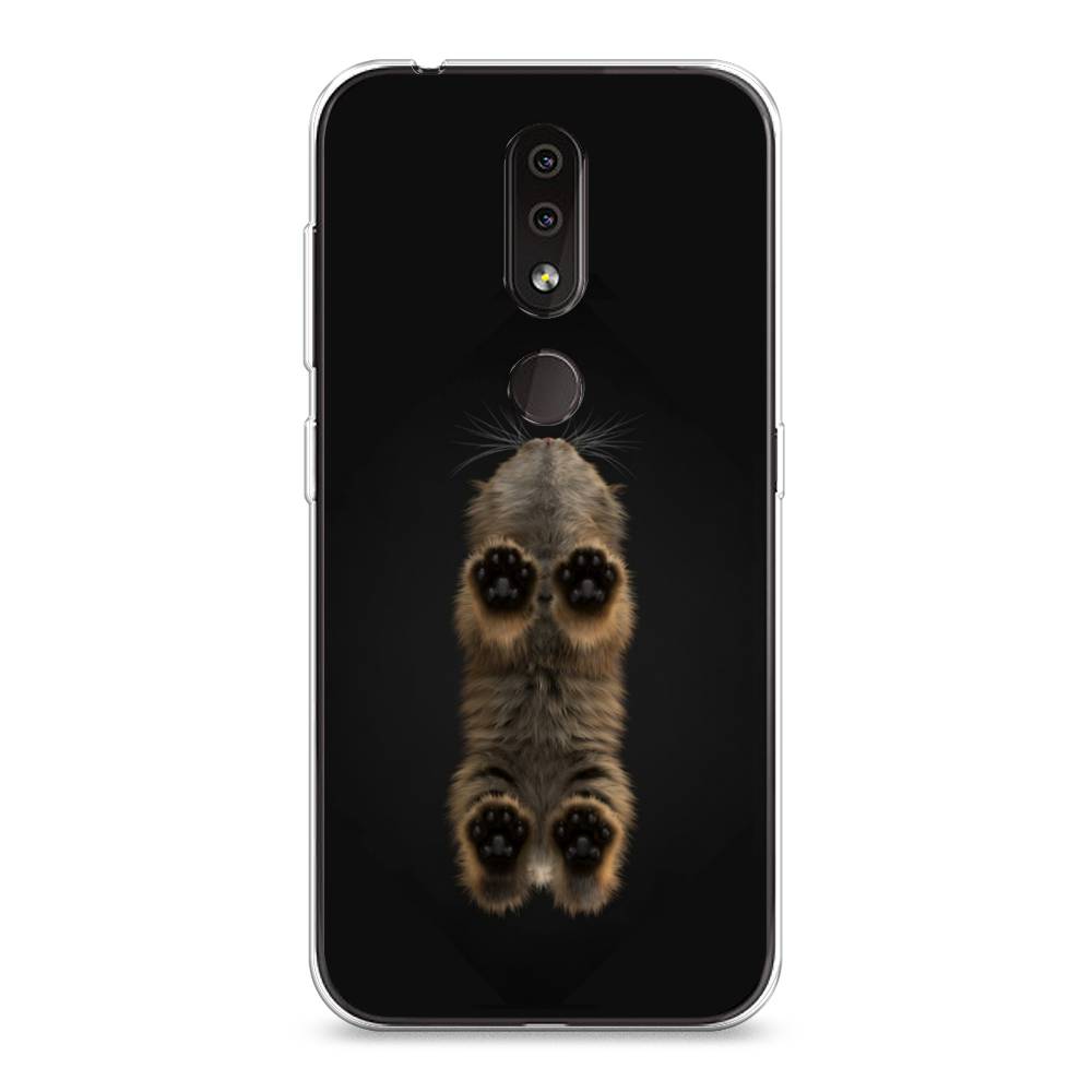 

Чехол Awog на Nokia 4.2 / Нокиа 4.2 "Кошачьи лапки", Черный, 122550-1