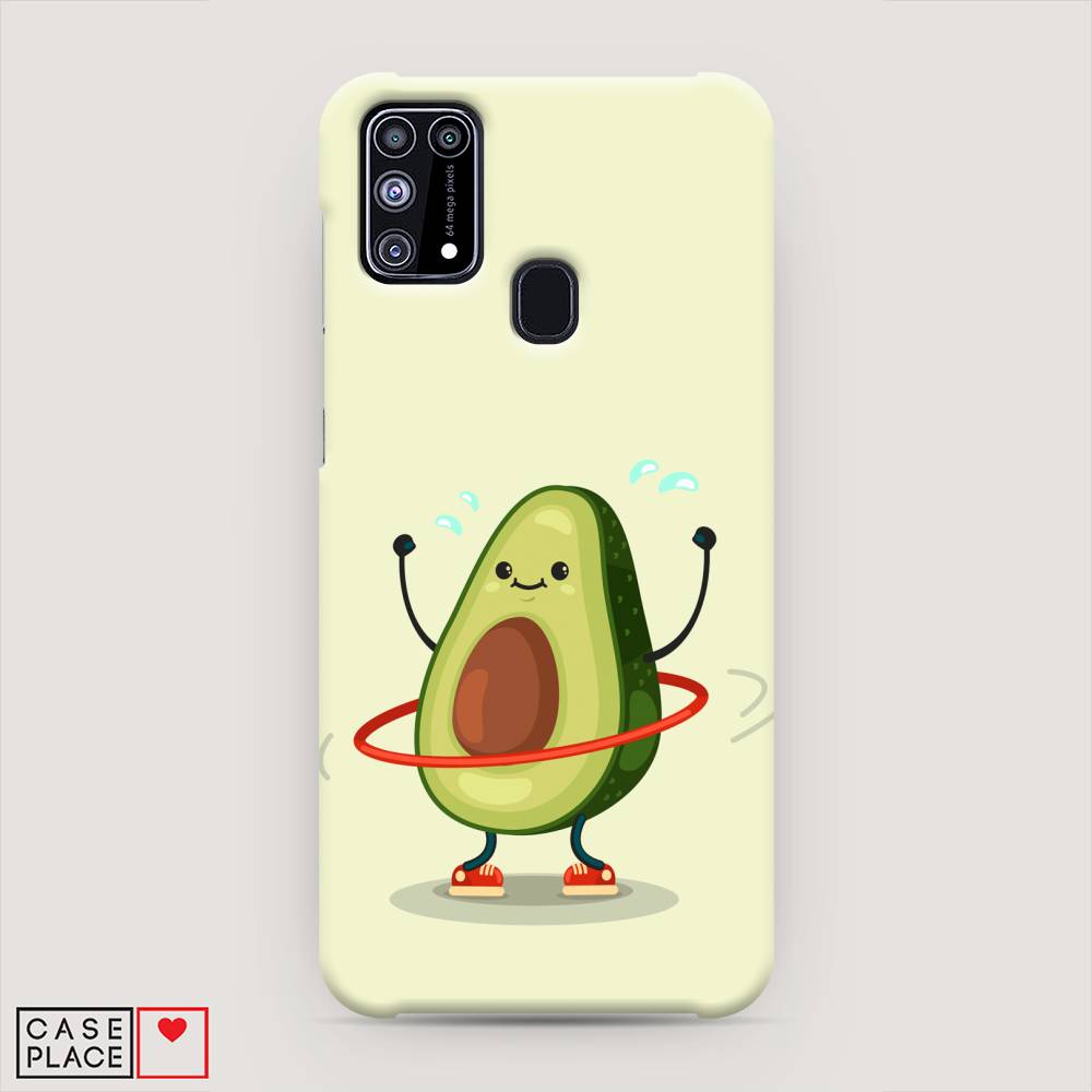 

Пластиковый чехол "Авокадо с обручем" на Samsung Galaxy M31, 2100720-7