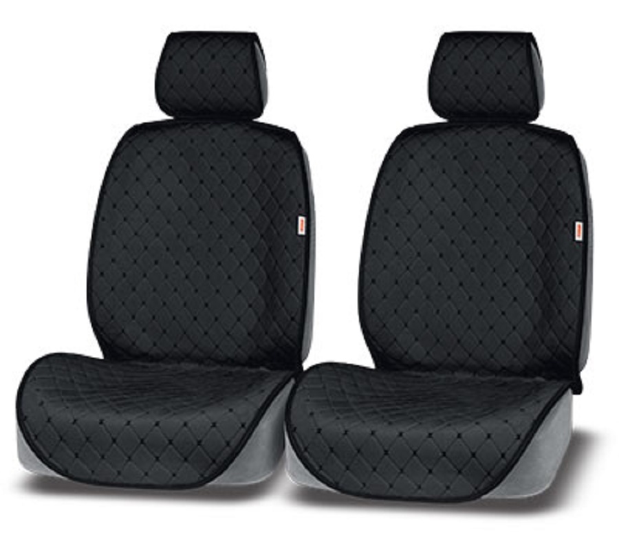 Накидка Alcantara Luxe чёрная/золотая нить AUTOPREMIER ALL1300