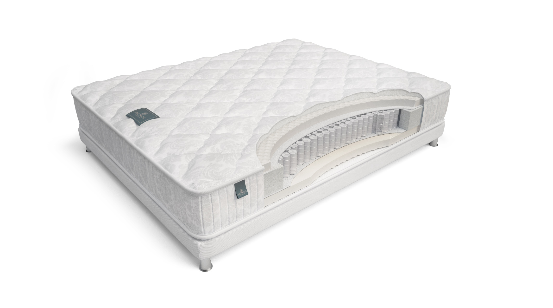 

Матрас Materlux Venice Soft 140х190, Белый, Venice Soft