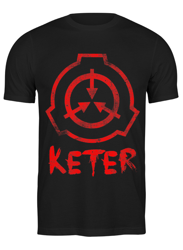 

Футболка мужская Printio Scp, keter черная M, Черный, Scp, keter
