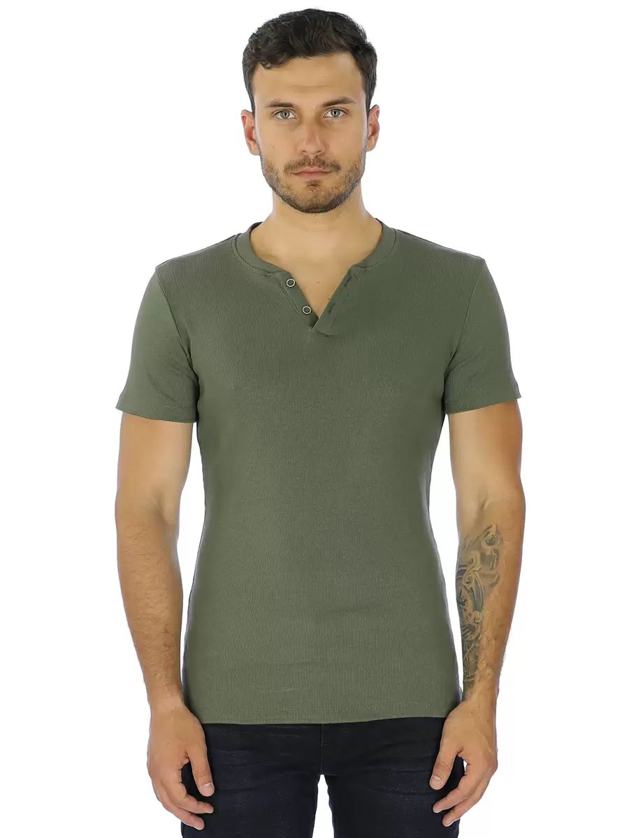 

Футболка мужская A passion play SQ72011 хаки XL, SQ72011