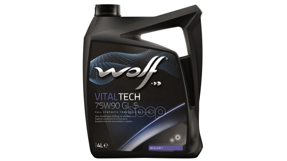 

Трансмиссионное масло wolf 8323669 75W-90 GL5