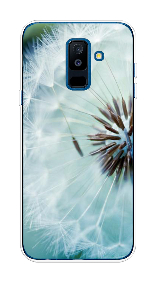 

Чехол Awog на Samsung Galaxy A6 + "Пух одуванчика", Серебристый;серый, 26050-4
