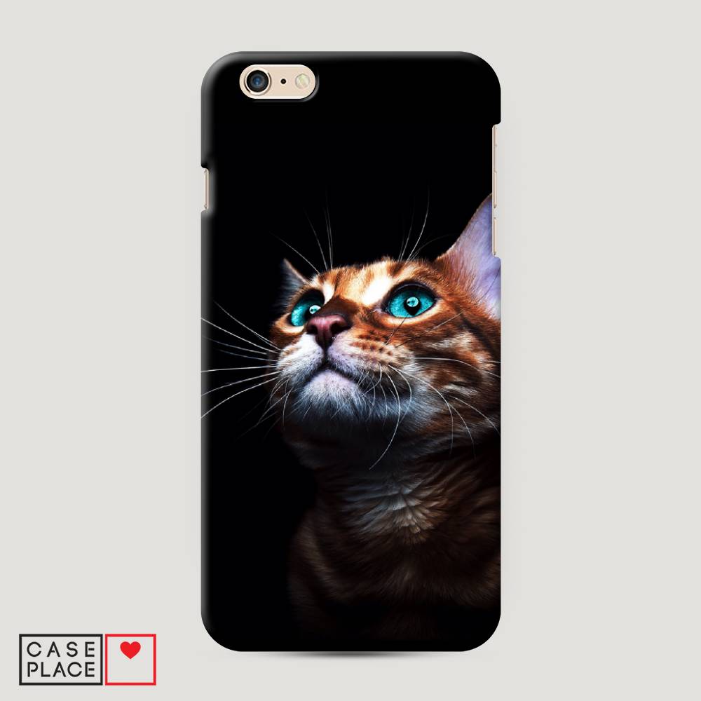 

Пластиковый чехол "Мечтательный кот" на Apple iPhone 6 Plus, 10520-1