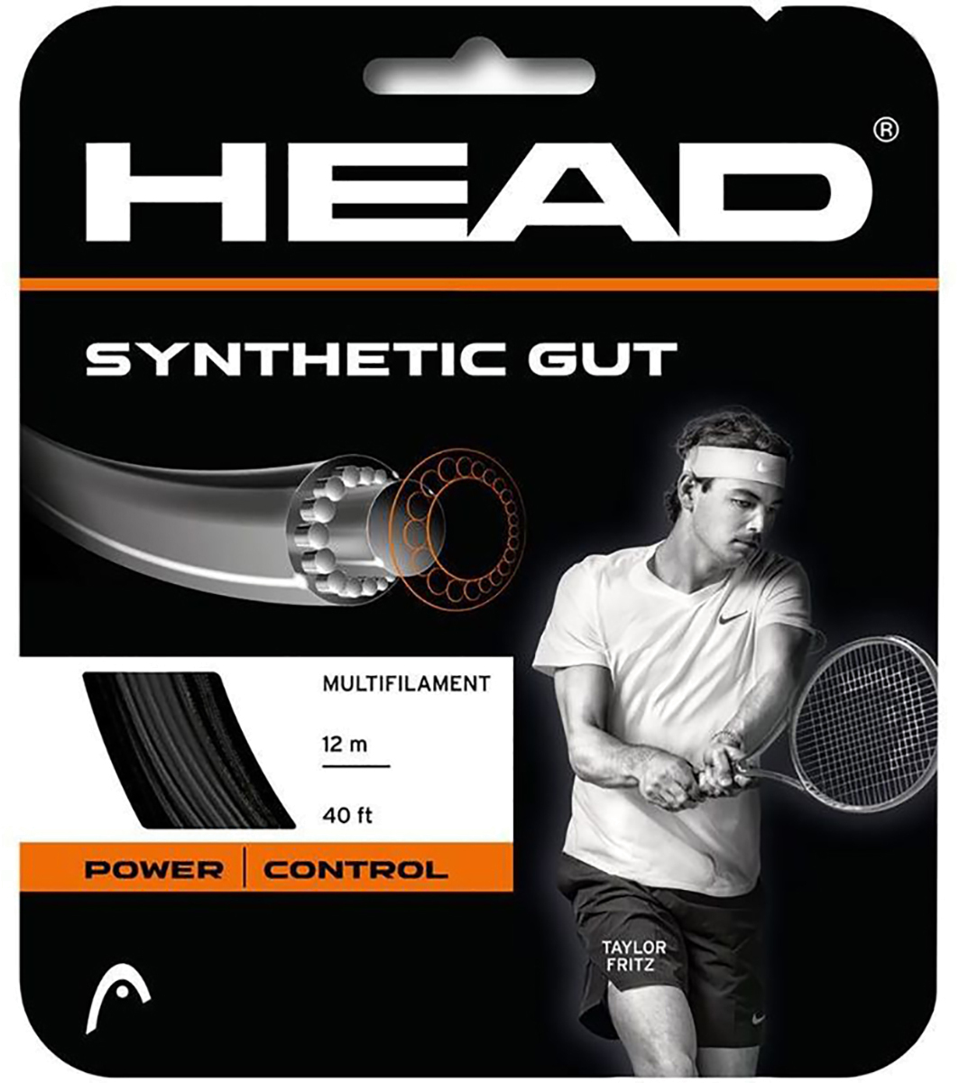 

Струны для теннисной ракетки Head Syn Gut 16 Tennis String Set 281111-16BK, Черный, Syn Gut