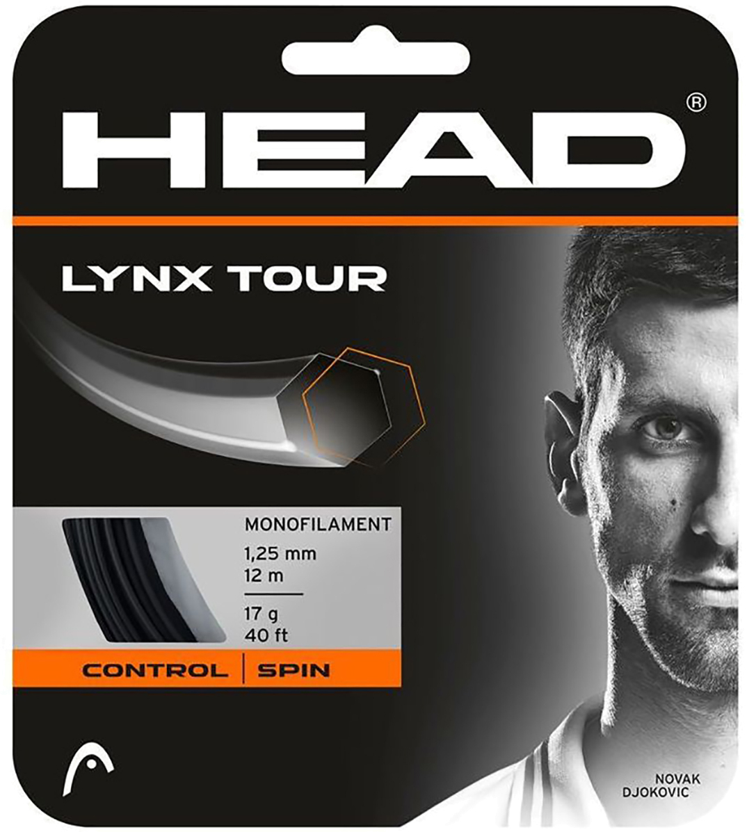 

Струны для теннисной ракетки Head Lynx Tour Set 281790-17BK, Черный, Lynx Tour