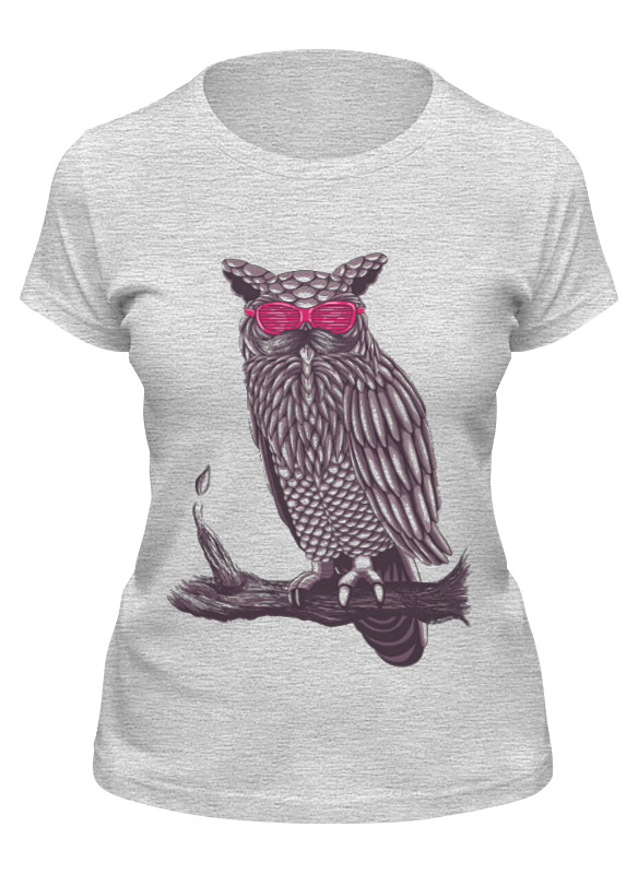 

Футболка женская Printio Футболка coowl серая L, Серый, Футболка coowl