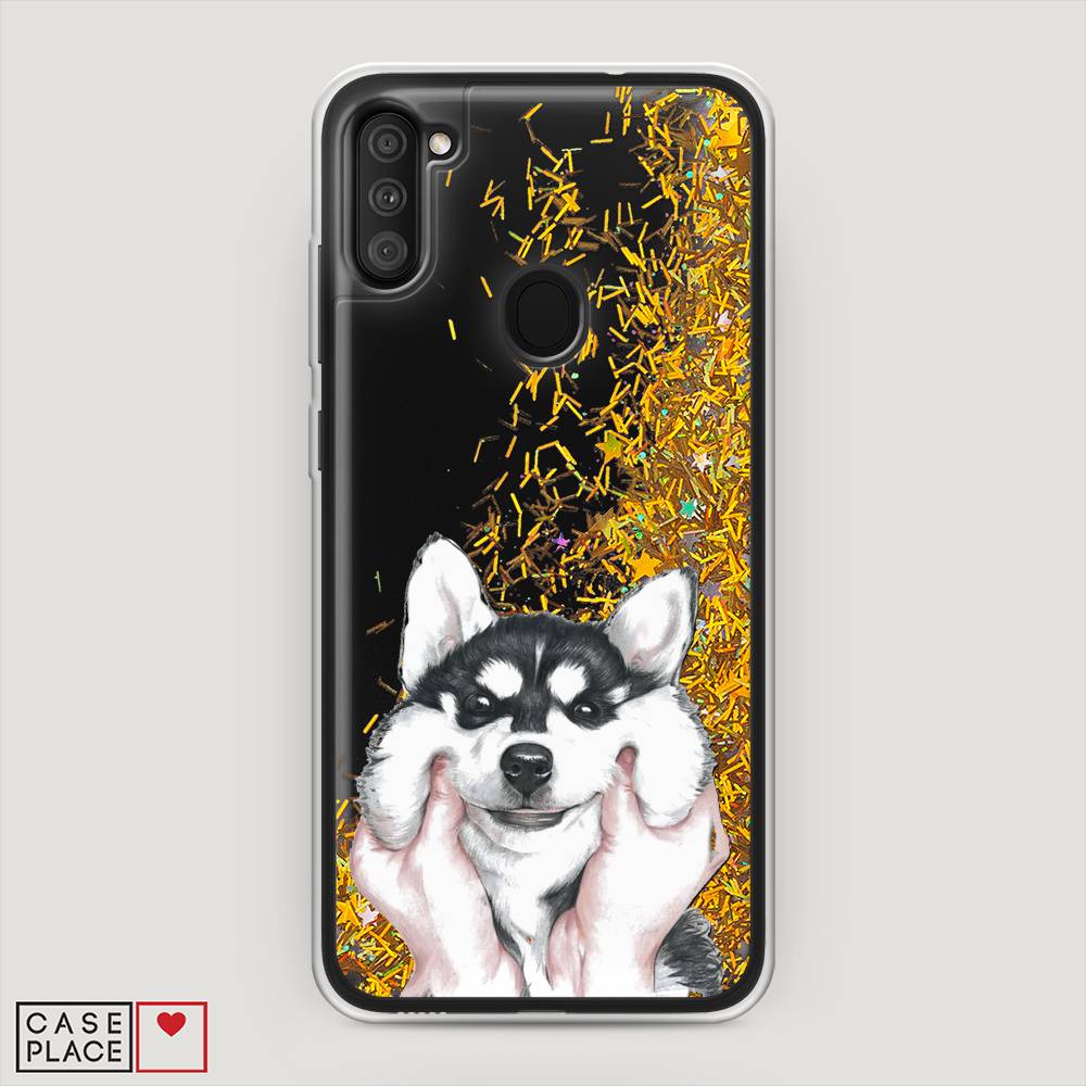 

Чехол Awog на Samsung Galaxy M11 / Самсунг M11 "Щечки хаски", Разноцветный, 2100690-1