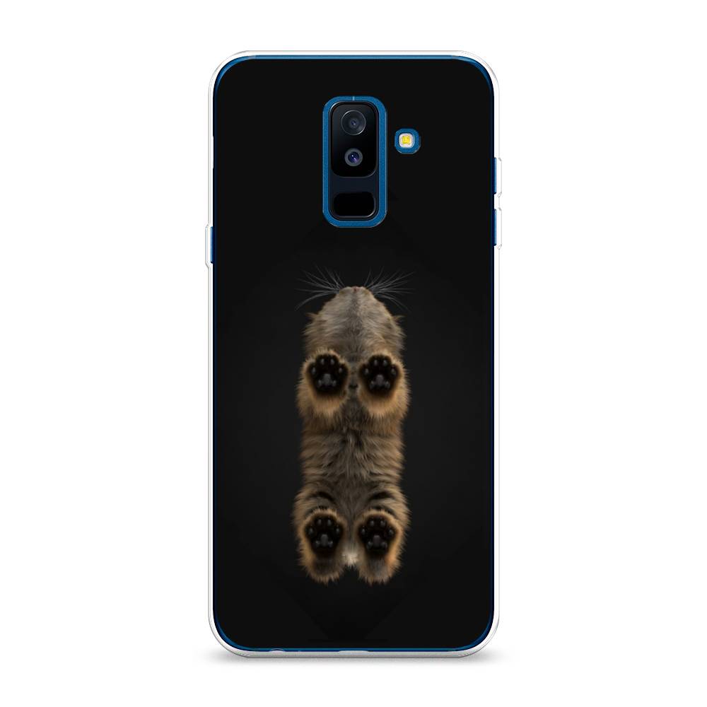 

Чехол Awog на Samsung Galaxy A6 + "Кошачьи лапки", Черный, 26050-1