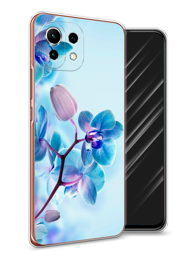 

Чехол Awog на Xiaomi Mi 11 Lite/5G NE "Голубая орхидея", Разноцветный, 311750-8