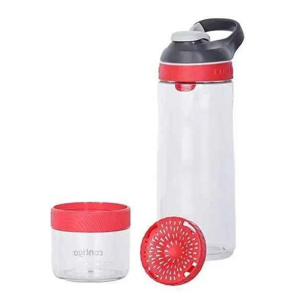 Бутылка Contigo Cortland Infuser 0.72л прозрачный/красный пластик (2095014) 2095014