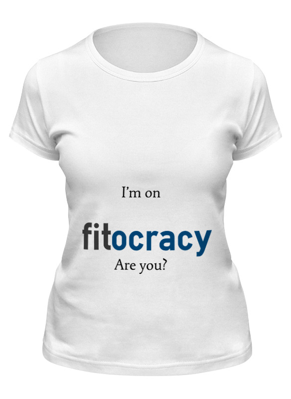 

Футболка женская Printio I'm on fitocracy, are you белая L, Белый, I'm on fitocracy, are you