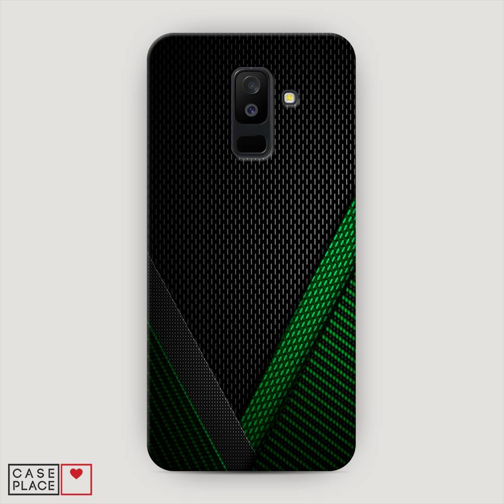 

Чехол Awog "Зеленый карбон" для Samsung Galaxy A6 +, 26020-2