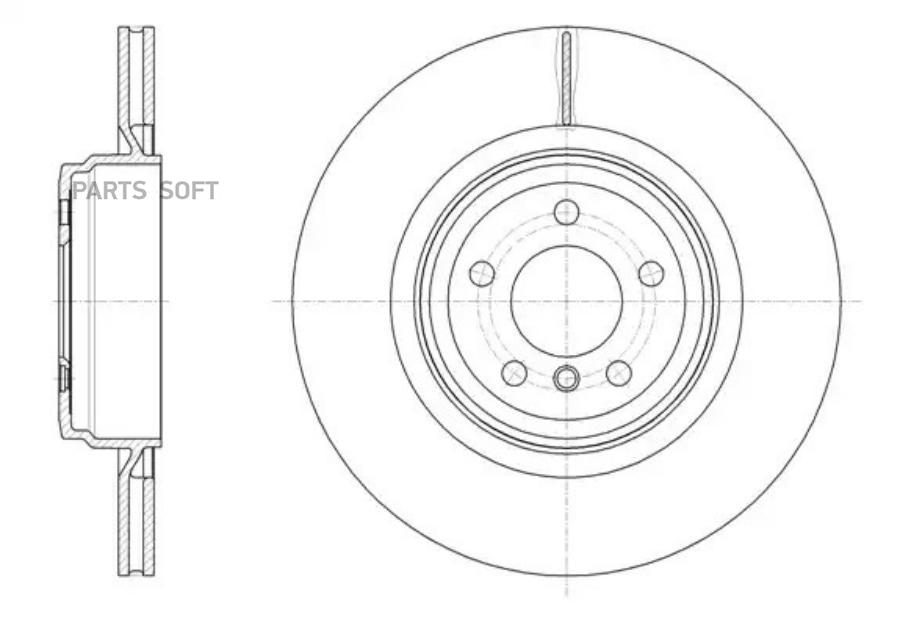 

61599.10 Диск Тормозной Задний Bmw F01/F02/F04/F07 4.0-6.0 08> Remsa 6159910