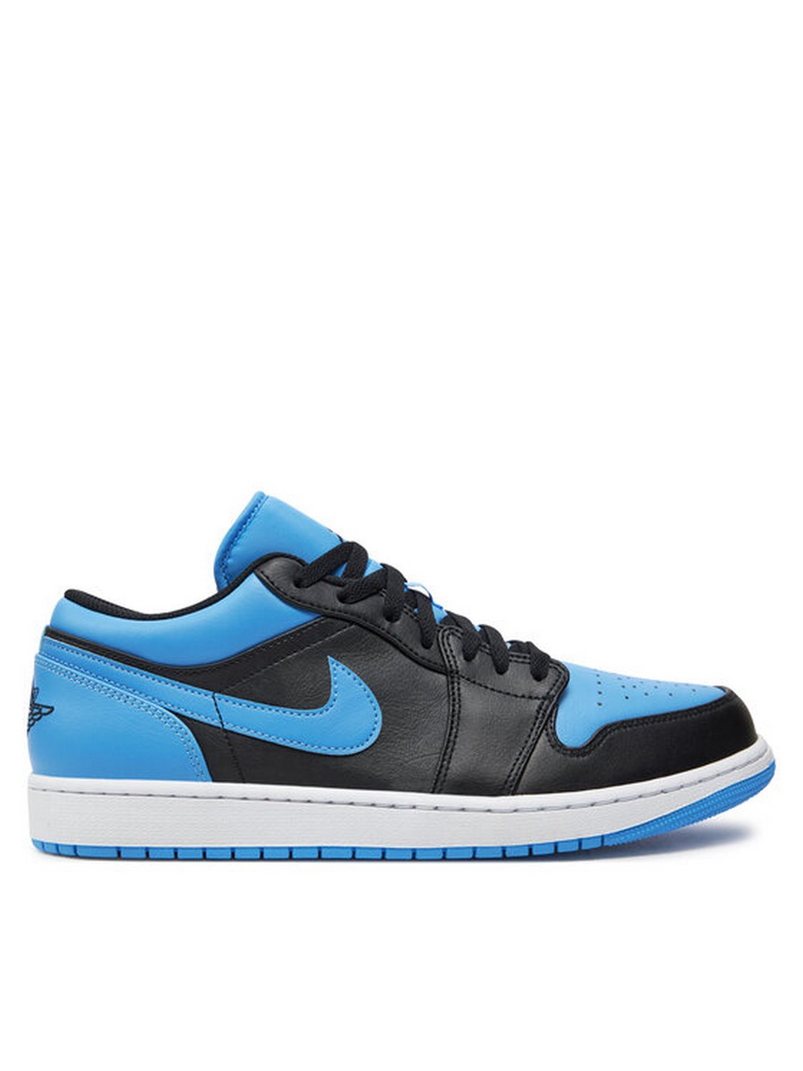 

Кеды мужские Nike Air Jordan 1 Low 553558 041 голубые 44.5 EU, Голубой, Air Jordan 1 Low 553558 041