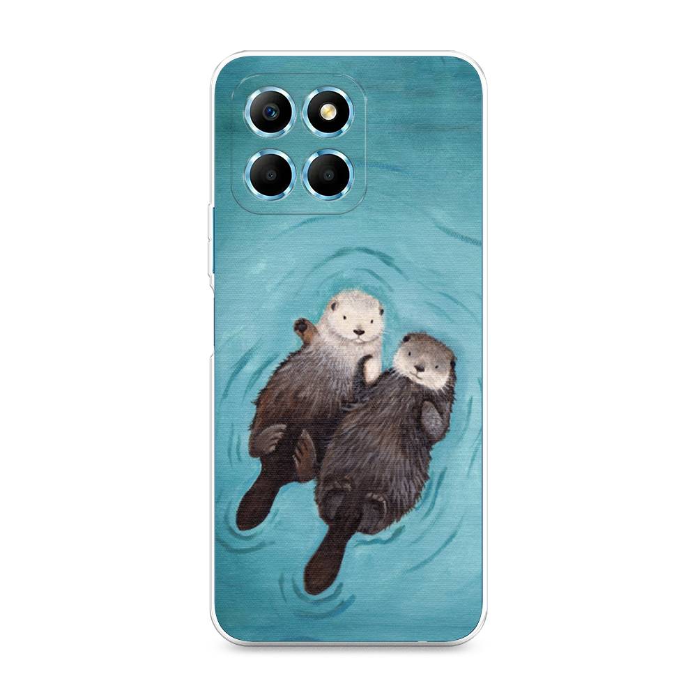

Чехол Awog 6120250-10 для Honor X6s "Парочка бобров", Голубой, 6120250-10
