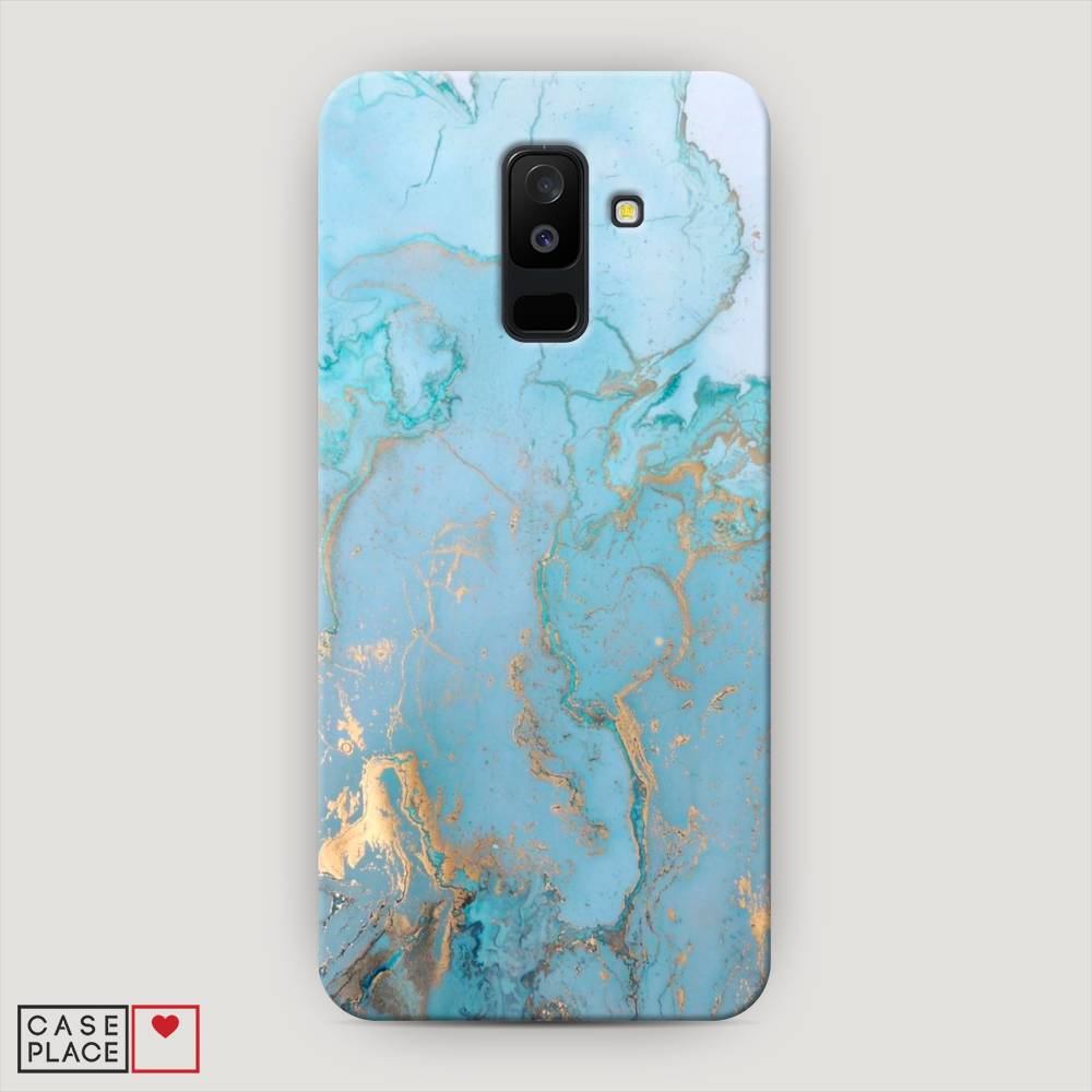 

Чехол Awog "Голубой мрамор рисунок" для Samsung Galaxy A6 +, 26020-2