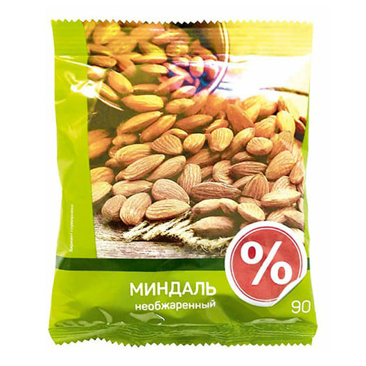 

Миндаль Верная цена сушеный 90 г