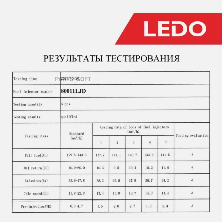 

80011ljd_форсунка Дизель LEDO арт. 80011LJD