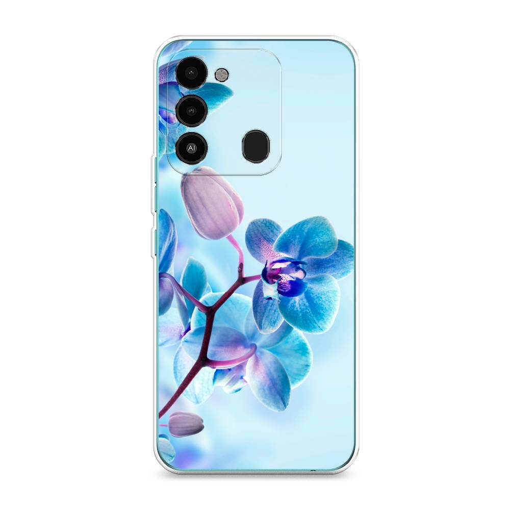 

Чехол Awog на Tecno Spark Go 2022/8С/9 "Голубая орхидея", Разноцветный, 301350-8