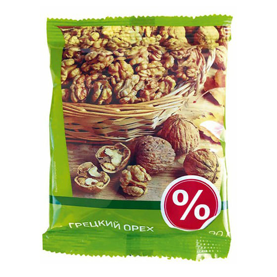 

Грецкий орех Верная цена сушеный 90 г