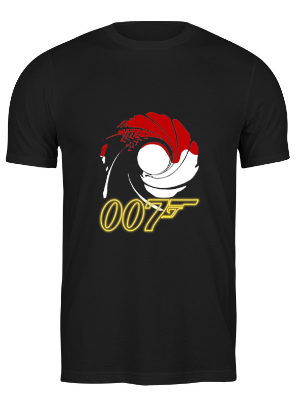 

Футболка мужская Printio James bond черная XL, Черный, James bond