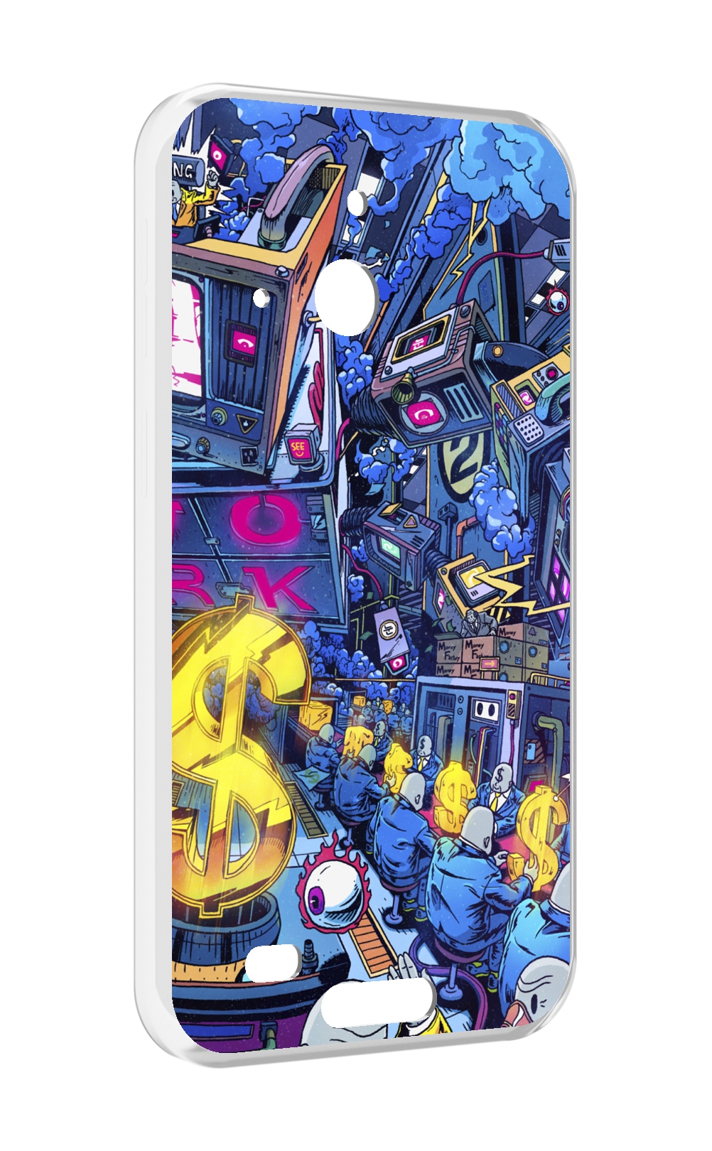 

Чехол MyPads футуристичная картинка для Oukitel WP20 / WP20 Pro, Прозрачный, Tocco