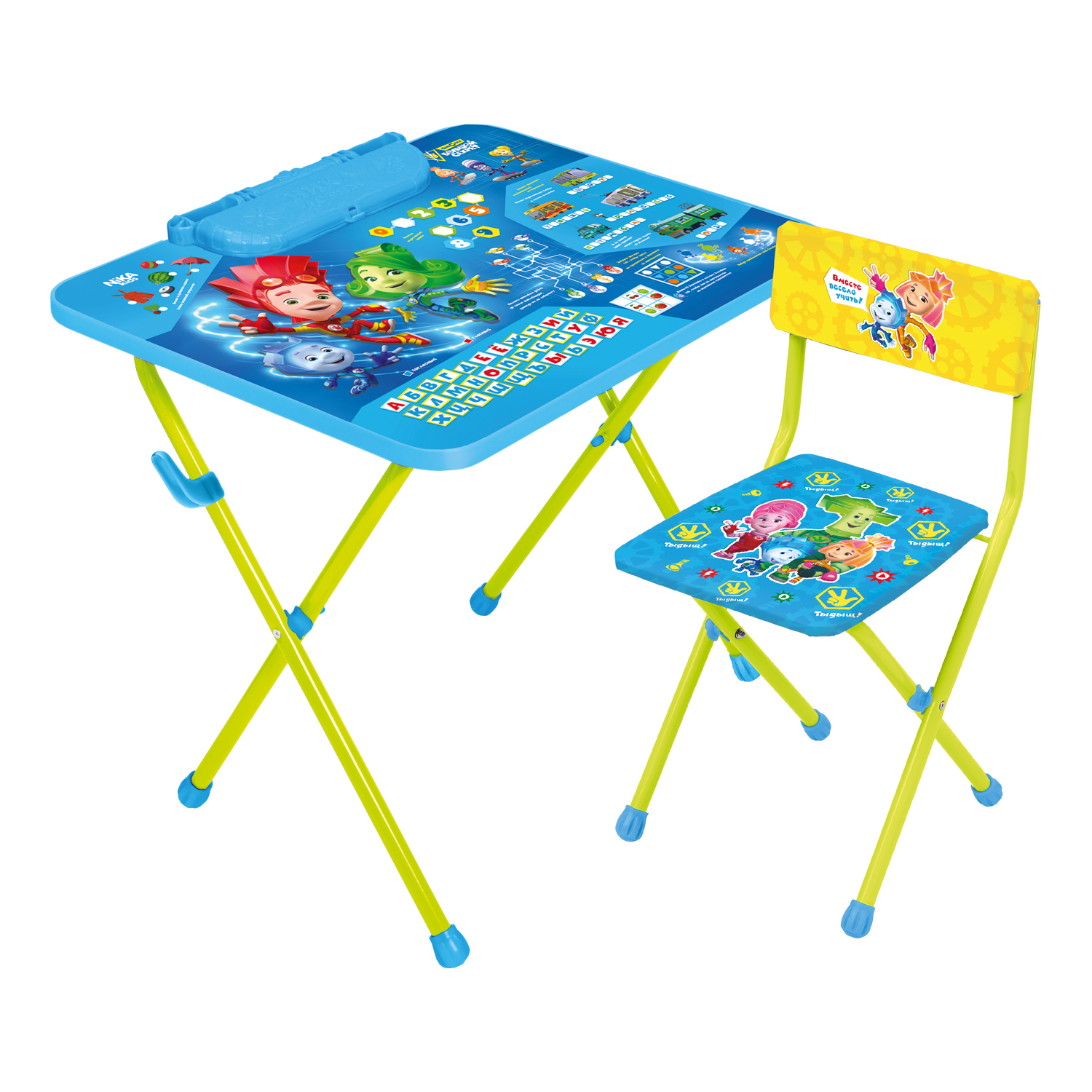 Комплект детской мебели Ника Ф2А голубой