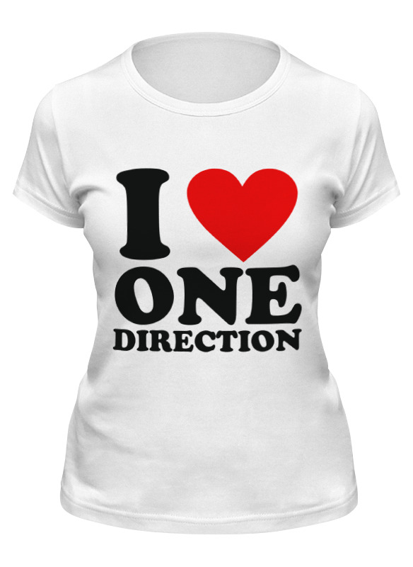 

Футболка женская Printio One direction белая M, Белый, One direction