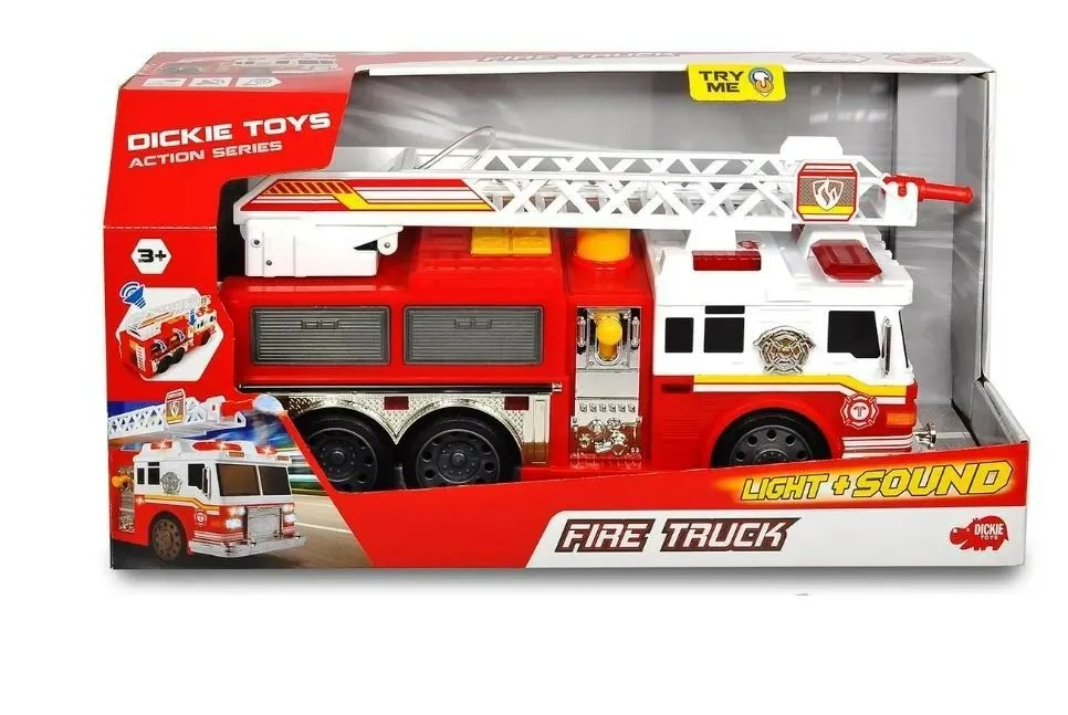 Пожарная машина Dickie Toys 36 см свет звук водяной насос 3308377