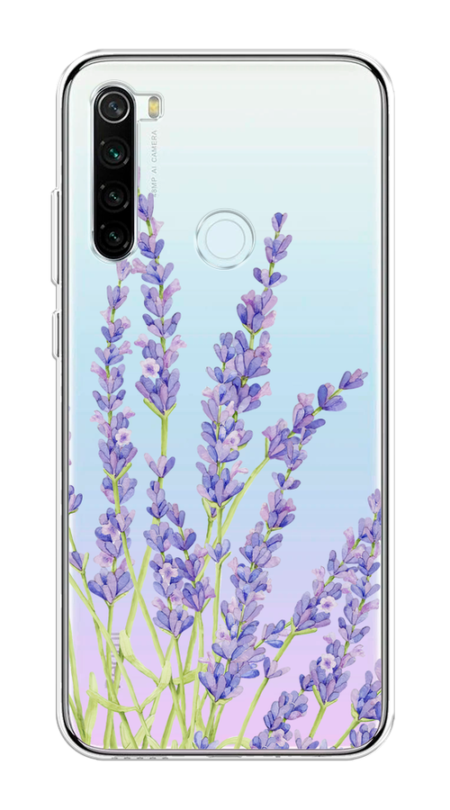 

Чехол на Xiaomi Redmi Note 8T "Лавандовые стебли", Фиолетовый;зеленый, 37450-1