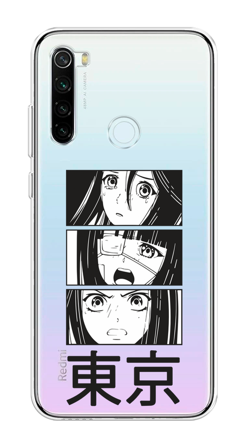 

Чехол на Xiaomi Redmi Note 8T "Tokyo girls", Белый;черный;прозрачный, 37450-1