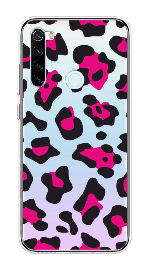 

Чехол на Xiaomi Redmi Note 8T "Pink cow spots", Черный;розовый, 37450-1