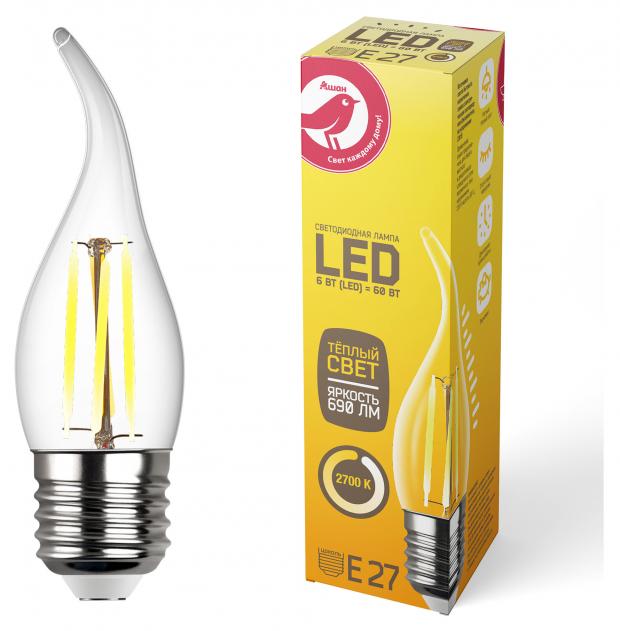 LED-Лампа АШАН Красная птица E27 6-60W