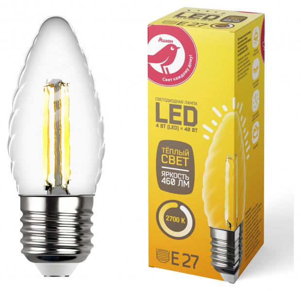 LED-Лампа АШАН Красная птица E27 4-40W 148₽