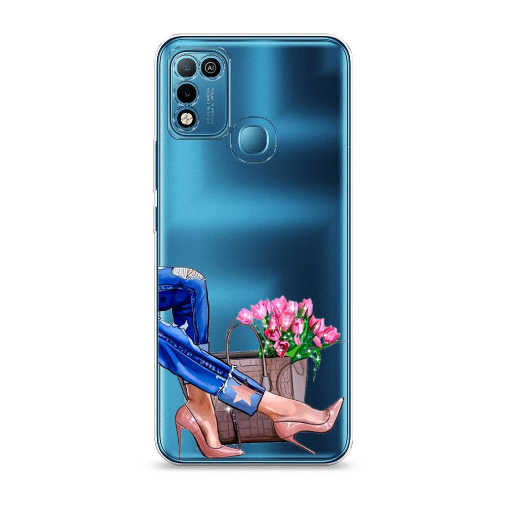 

Чехол Awog на Infinix HOT 10 Play "Каблучки", Разноцветный, 3100650-7