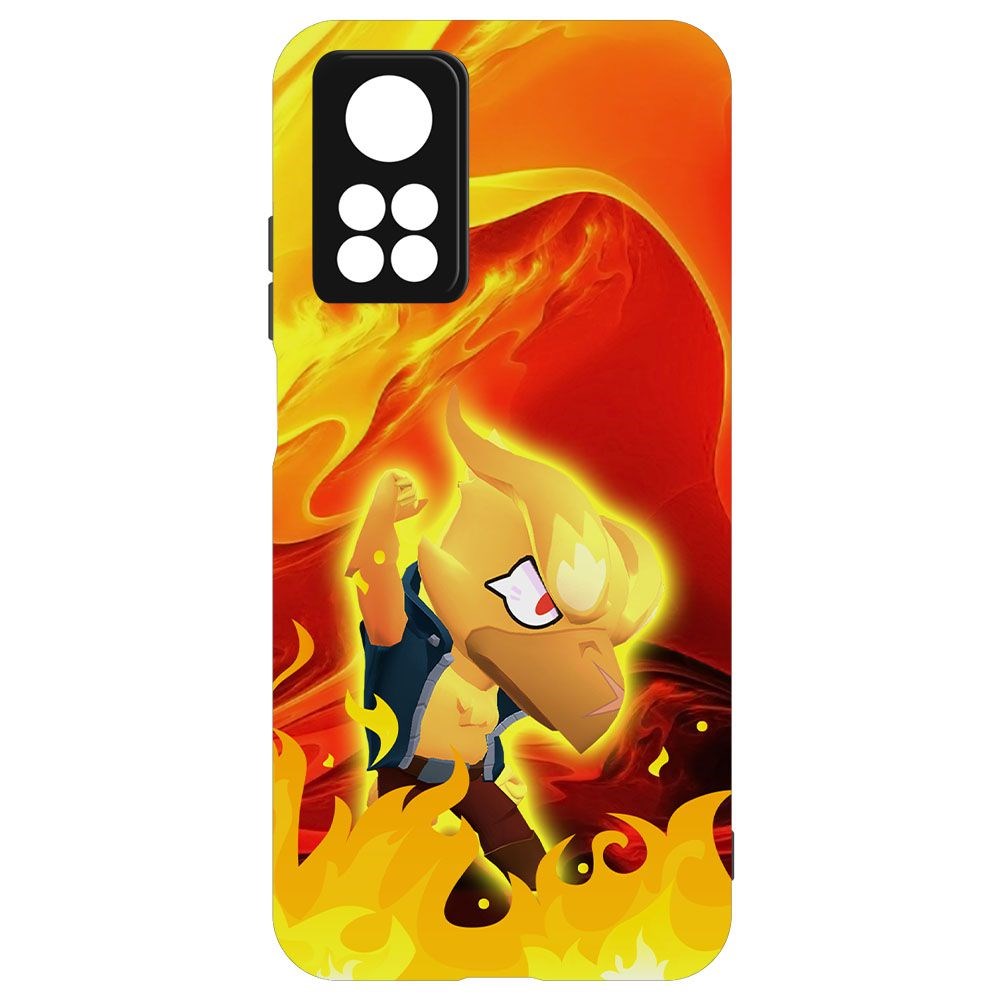 

Чехол-накладка Krutoff Софт Кейс Brawl Stars - Ворон-Феникс для Xiaomi Mi 10T Pro черный