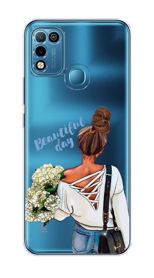 

Чехол Awog на Infinix HOT 10 Play "Beautiful day vector", Разноцветный, 3100650-6