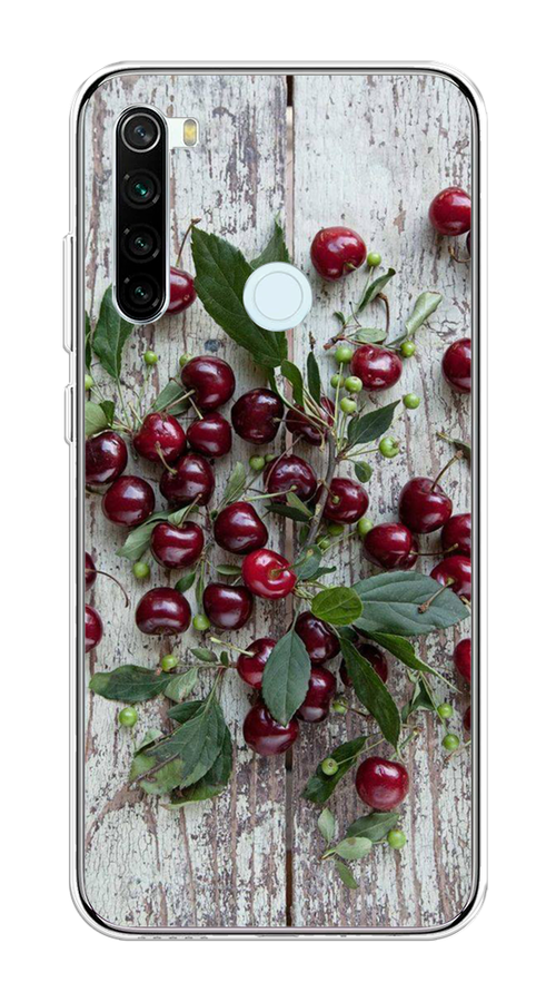 

Чехол на Xiaomi Redmi Note 8T "Вишня", Бордовый;зеленый;серый, 37450-1