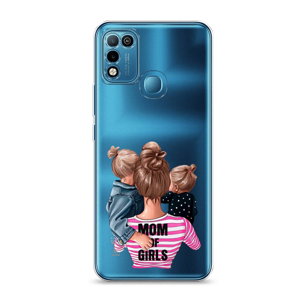 

Чехол Awog на Infinix HOT 10 Play "Mom of Girls", Разноцветный, 3100650-6