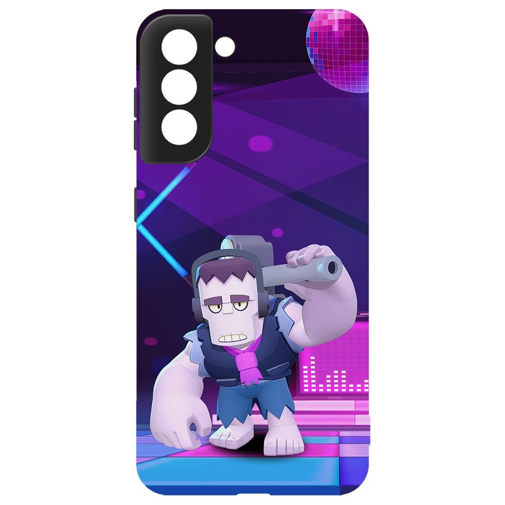 

Чехол-накладка Krutoff Софт Кейс Brawl Stars - Фрэнк для Samsung Galaxy S21 (G991) черный