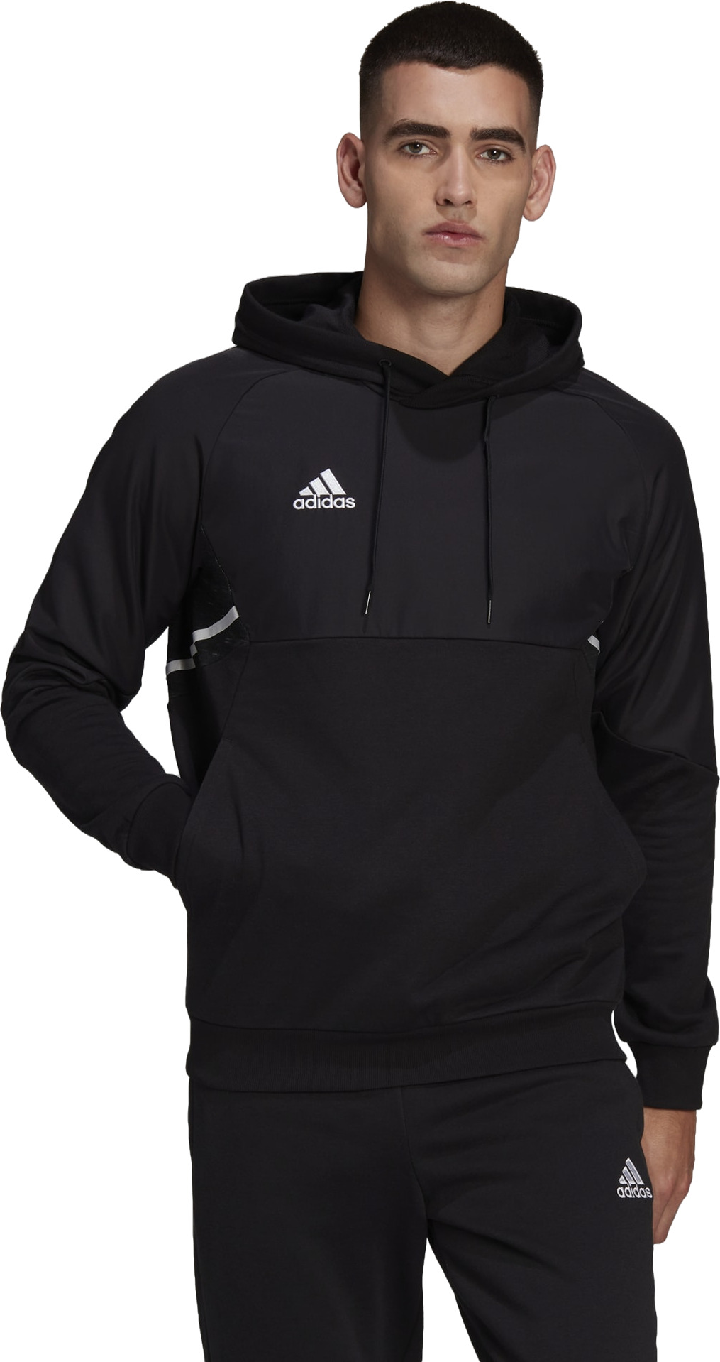 

Худи мужское Adidas CON22 HOODY черное XLT, Черный, CON22 HOODY